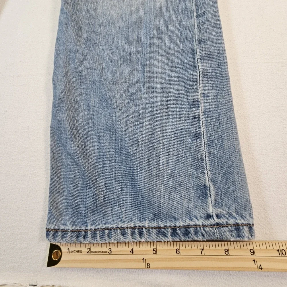 Levis Jeans Mens 36x30 Blue 569 Loose Straight Baggy Denim Pants Western Y2K